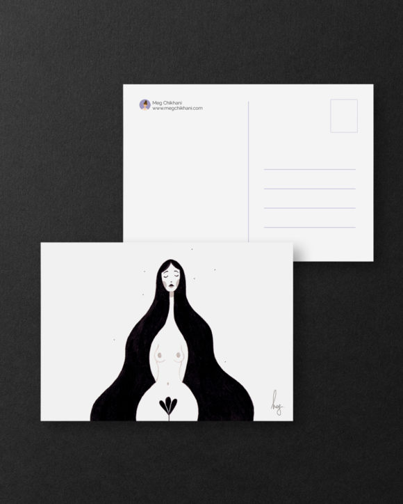 meditation-postcard-shop-meg-chikhani_2 meditation-postcard-shop-meg-chikhani_2